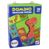 ND24_16516 Gra Logiczna Puzzle Dwustronne Domino Dinozaury 10cm x 5cm 28 El. 5905884450253 - obrazek 4