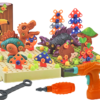 ND24_17929 Klocki Puzzle Konstrukcyjne 3D DIY Dinozaury Rozkręcanie Wiertarka 5905991007791 - obrazek 3