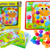 ND24_20166 Puzzle Obrazkowe Kolorowe Przyciski Do Uzupełniania 12 Obrazków 5905991023517 - obrazek 2
