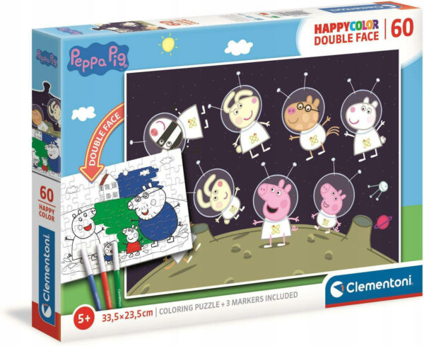 CLE puzzle 60 HappyColor Peppa Pig 26096