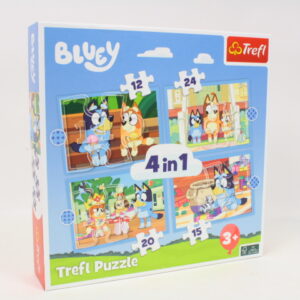 PUZZLE 4w1 Bluey i jego świat 34637