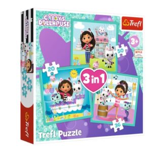 PUZZLE 3w1 Aktywności Gabi 34871
