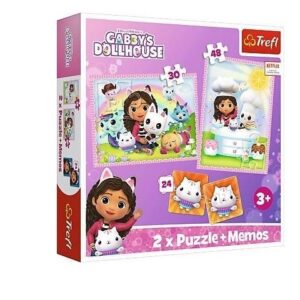 PUZZLE 2w1+memos-Gabi z Kocim Przyjacielem 93382