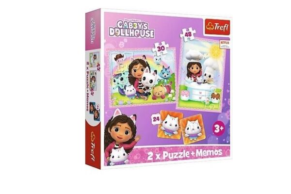 PUZZLE 2w1+memos-Gabi z Kocim Przyjacielem 93382