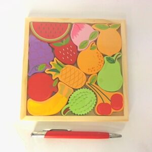 Puzzle drewniane owoce/warzywa 221 06805