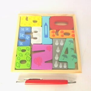 Puzzle drewniane cyferki 223 06867