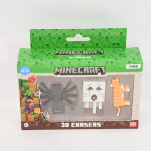MINECRAFT 3D Erasers 3pack ver.A 10913