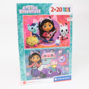 CLE puzzle 2x20 SuperKolor Domek Gabby 24802