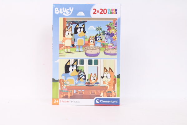 CLE puzzle 2x20 SuperKolor Bluey 24807