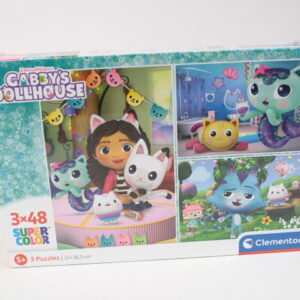 CLE puzzle 3x48 SuperKolor Domek Gabby 25289