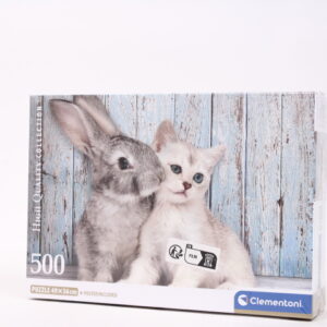 CLE puzzle 500 Compact Cat & Bunny 35539