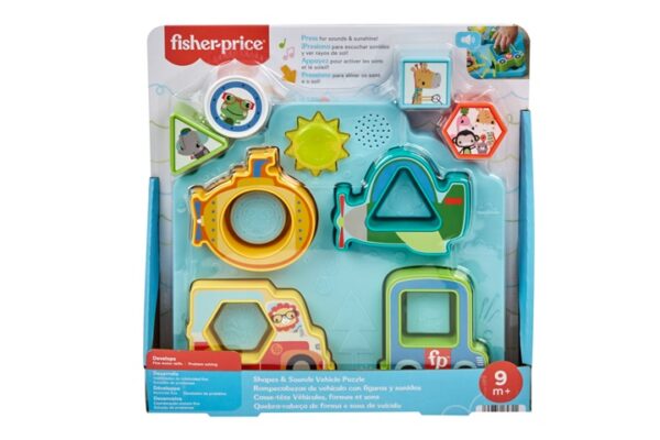 FP układanka puzzle Poajzdy i kształty HRP31